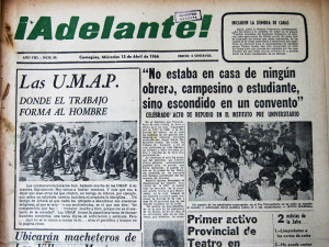 Article in ¡Adelante! referring to the UMAP