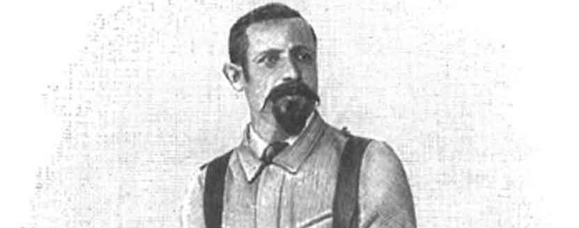 Portrait of Eloy Gonzalo, the hero of Cascorro, published in the press of the time