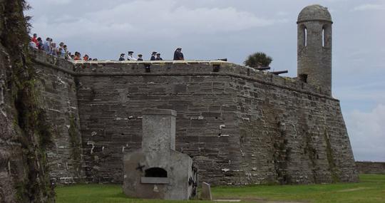 Cannons of the Castillo de San Marcos.