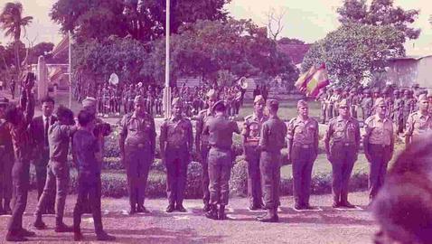Decorations in Vietnam for the Spanish military
