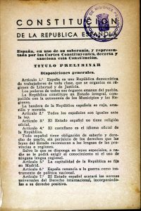 Page of t he 1931 Constitution