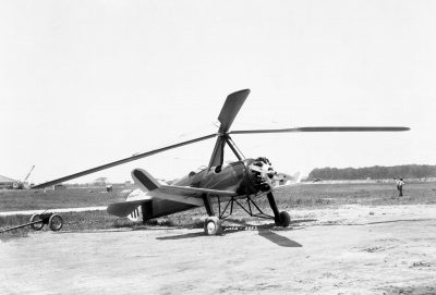 Pitcairn PCA-2 gyroplane, built in the United States under licence from Juan de la Cierva.