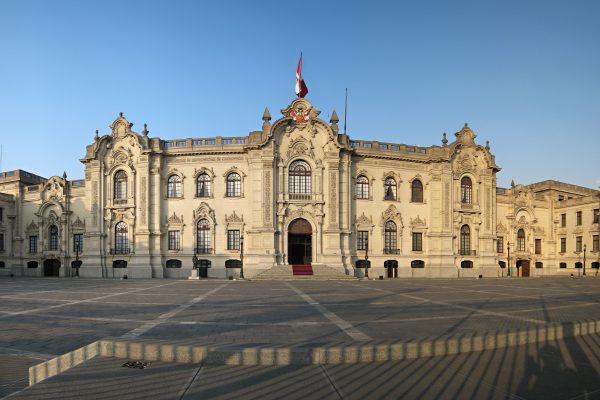 Government Palace, also known as the House of Pizarro in Lima