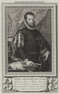 Spanish admiral Pedro Menéndez de Avilés by Francisco de Paula Martí