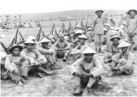 Annamite soldiers resting