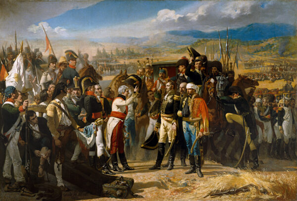 Painting of the surrender at Bailén, by José Casado del Alisal