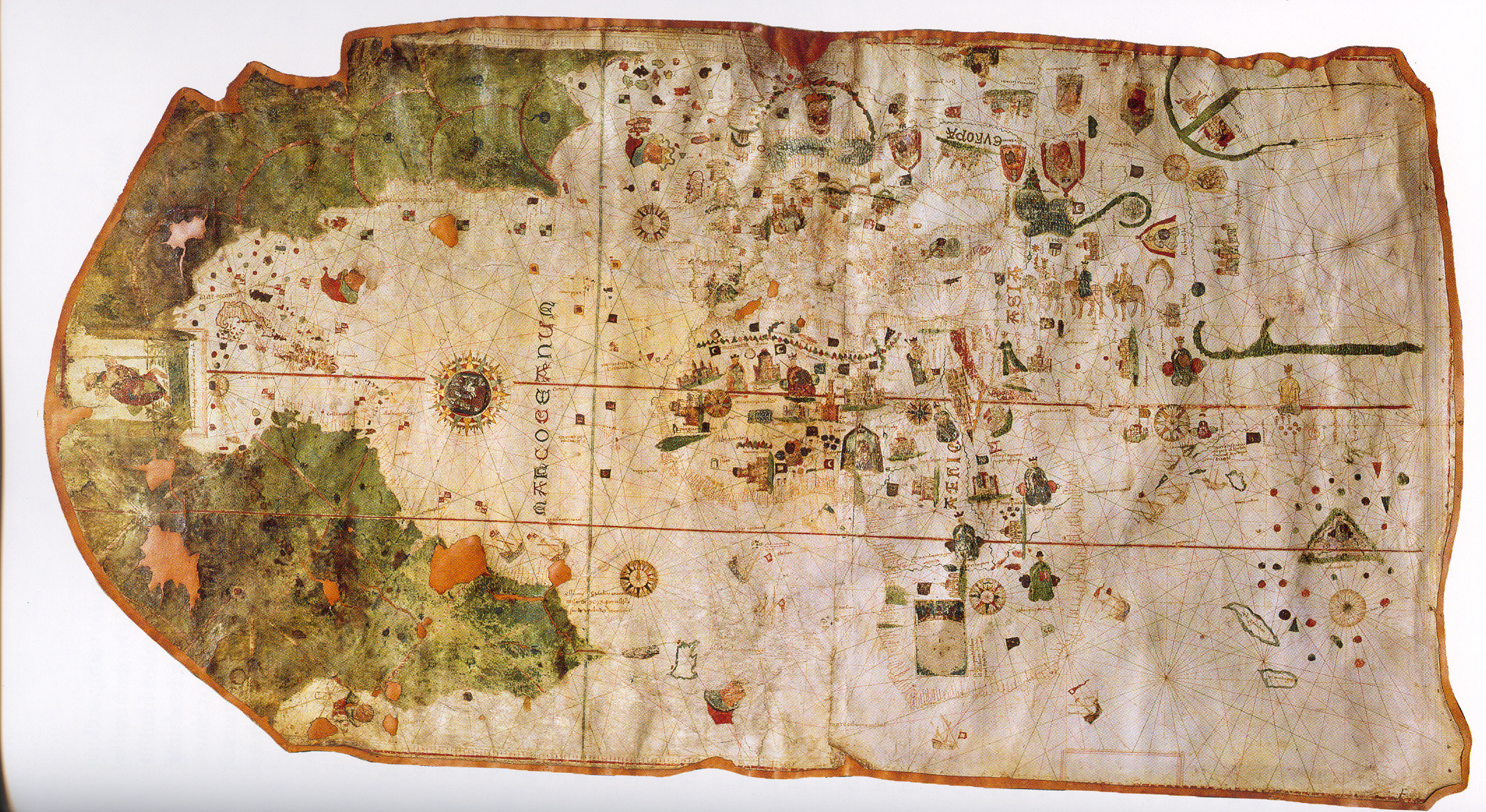 Map of Juan de la Cosa (year 1500)