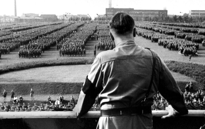 Hitler witnesses a military parade