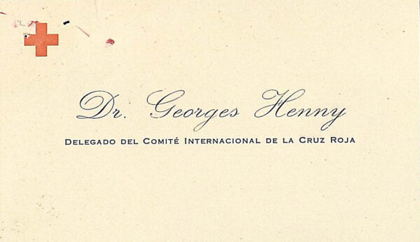 Georges Henny's business card